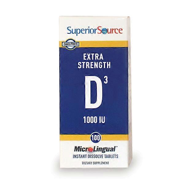 Superior Source Vitamin D3 1000 Iu Extra Strength 100 Ct