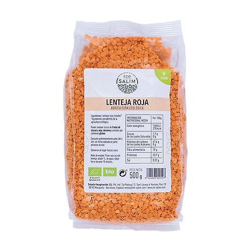 Organic red lentils 500 g