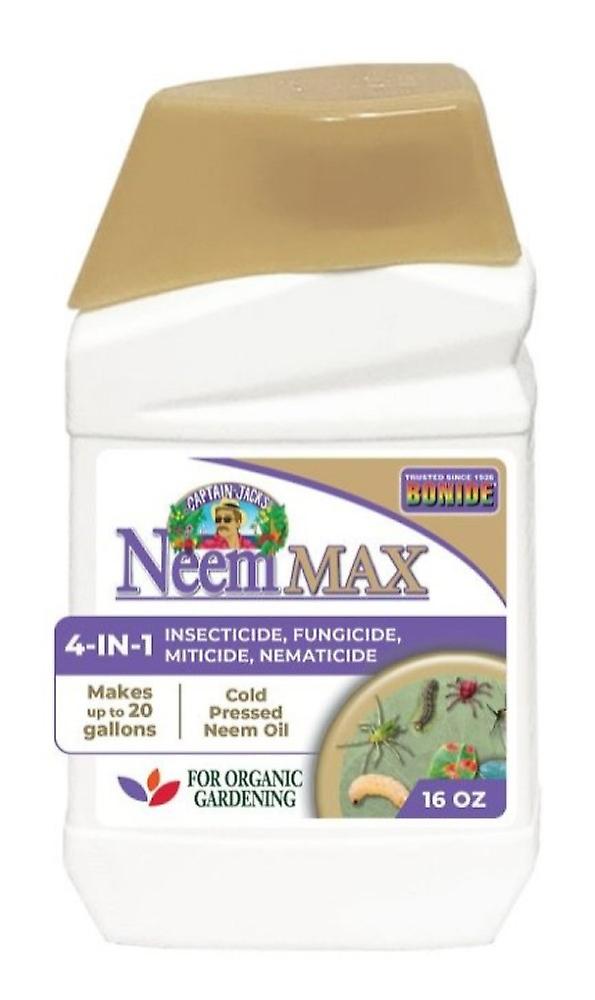 Bonide 26 Captain Jack's Neem Max Concentrate for Plants, Organic Cold Pressed Neem Oil Spray, 16 oz.