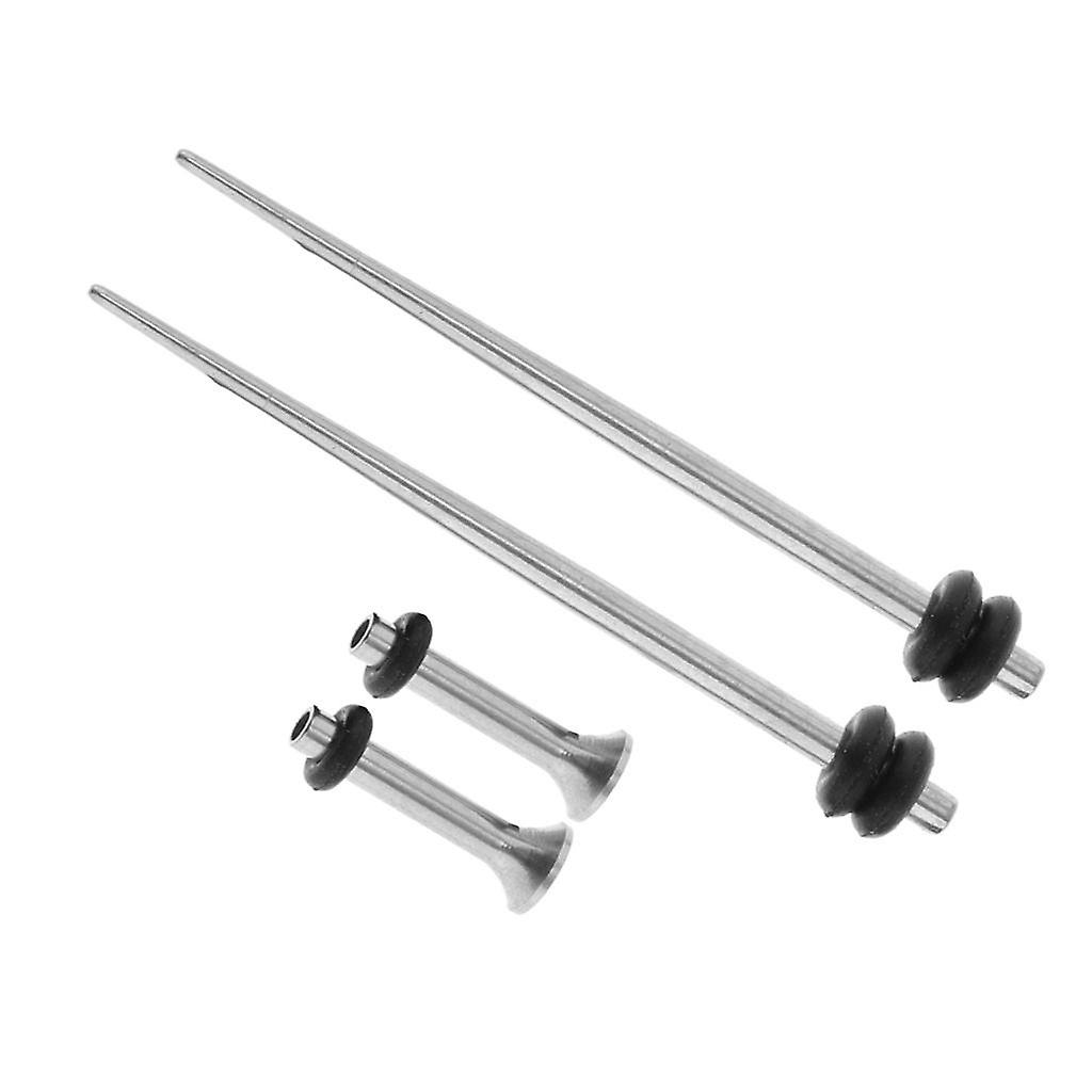 4 stk Øremålere Stretching Kit Rustfritt stål Flare Plug Tapper 1.6mm