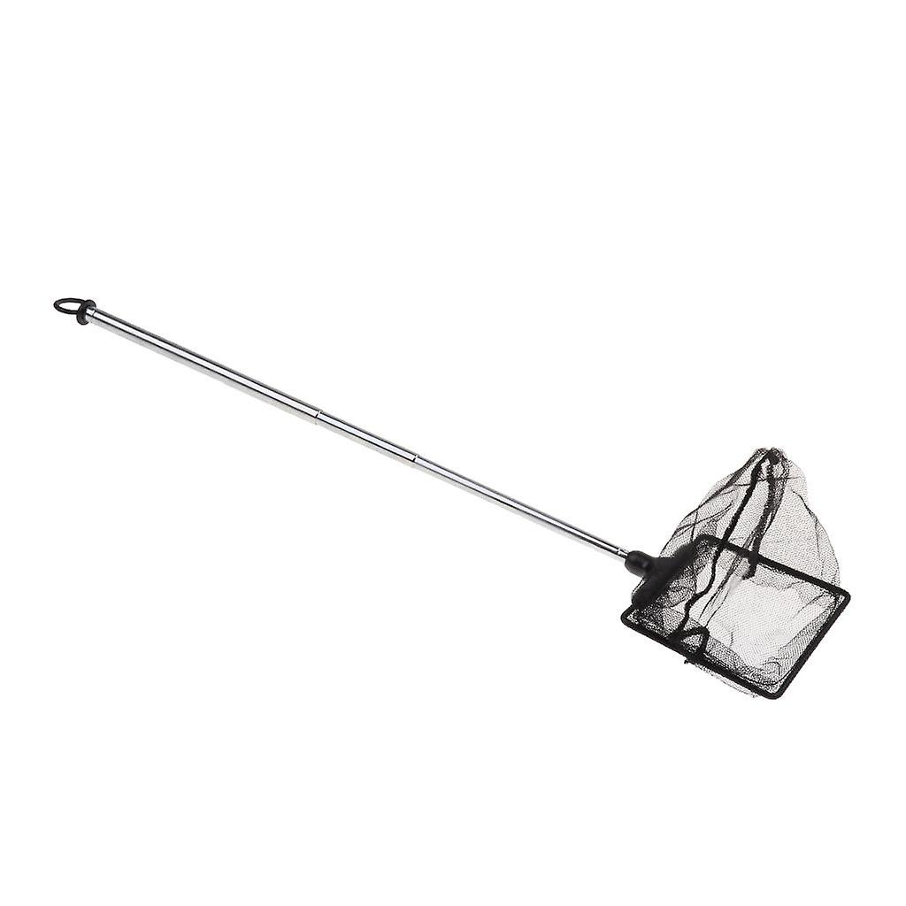 Small Aquarium Fish Net with Extendable Long Handle for Betta Fish Tank M