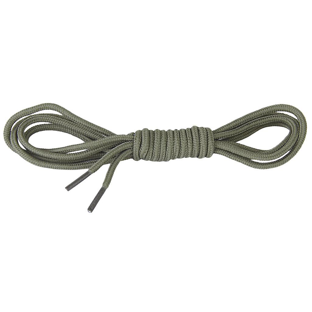 1 Çift Yuvarlak Ayakkabı Bağcıkları Ayakkabı Bağcığı Yürüyüş Spor Ayakkabı Botlar Dizeler 47 inç Ordu Yeşil