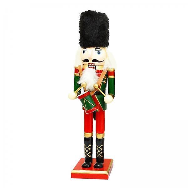 2xHagyományos dekorációs katona kardforgató diótörő 12 hüvelykes ajándékdob