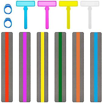 12 Pieces Colorful Reading Tools Adhd Tools Dyslexia Tools Reading Guide Strips Speed Reading Tool