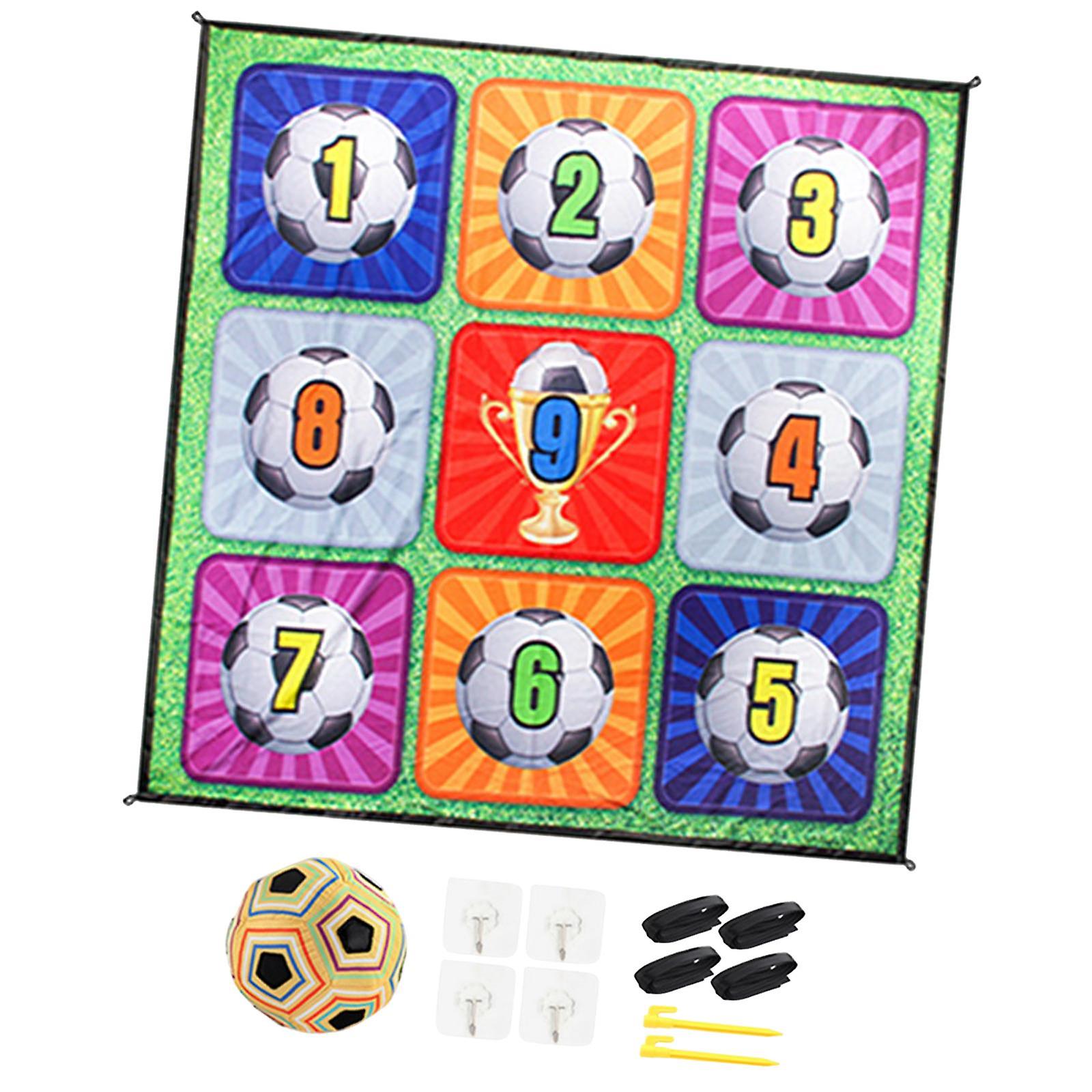 Target Toss Game Interactive Fine Motor Soccer Game Toy for Gift Beach Party 150cm with ball B