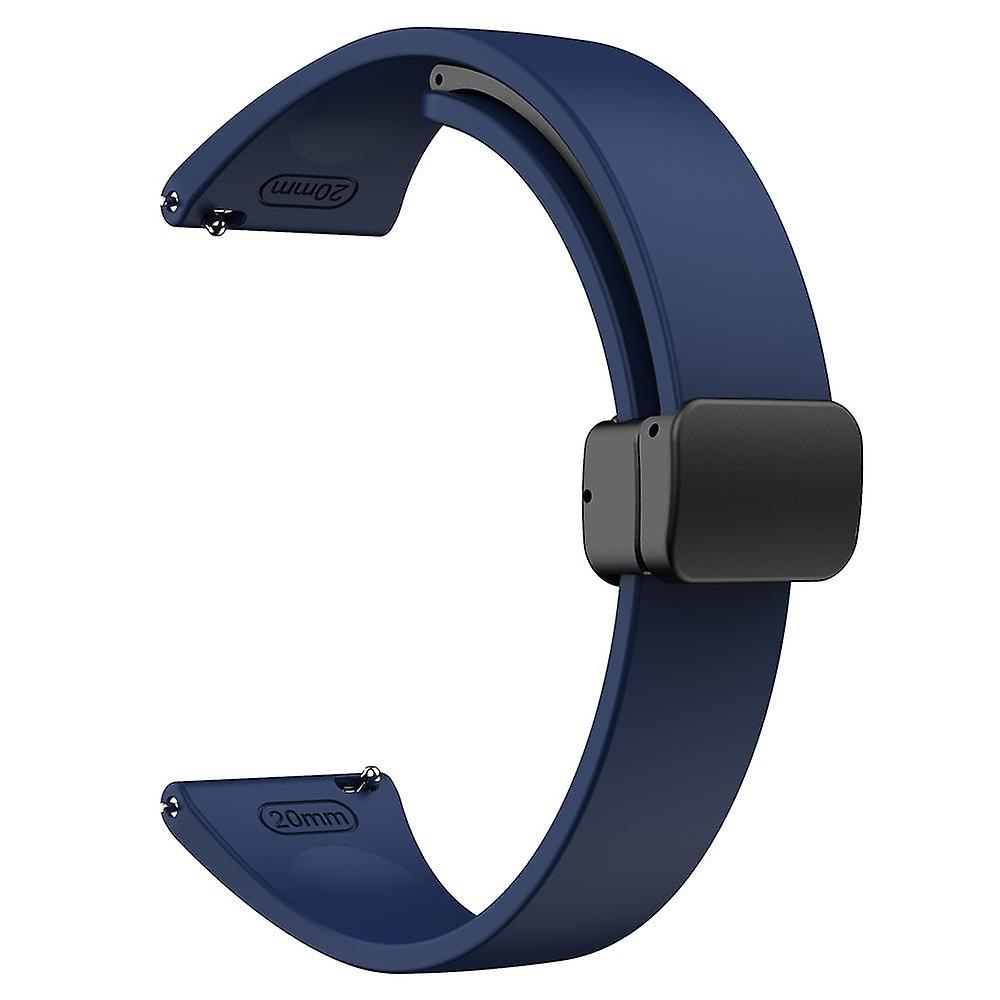 22mm Silicone Bands for Garmin Forerunner 265/255/Vivoactive 4/Venu 2,Sport Watch Strap with Black F