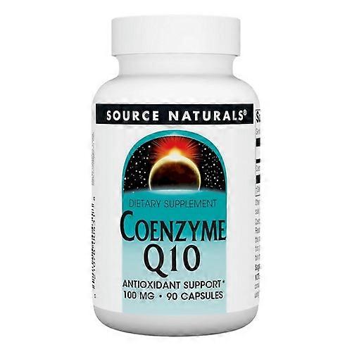 Source Naturals Coenzyme Q10,100 mg ,90 Caps (Pack of 3)