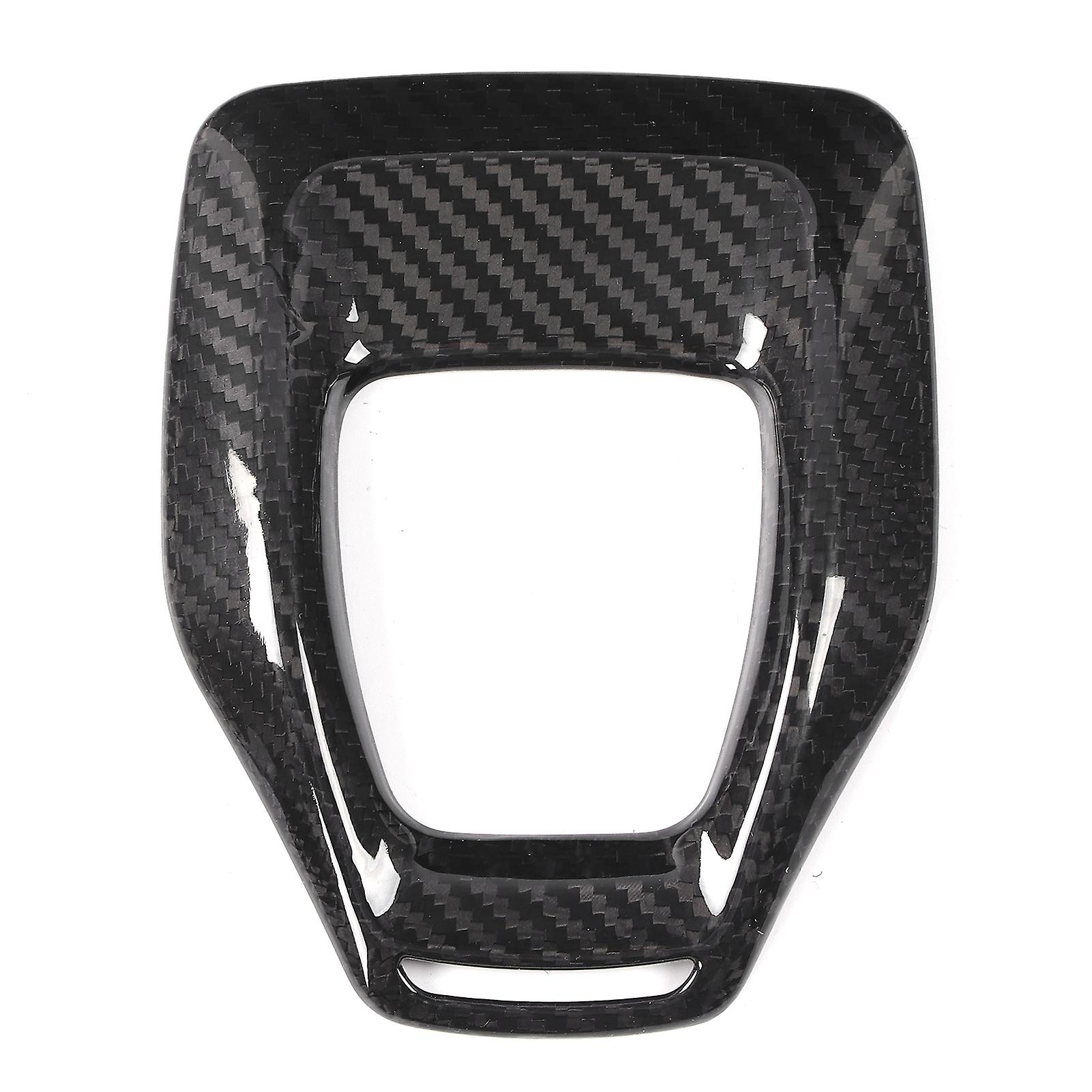 BOROCO Gear Shift Panel Trim,Center Console Gear Shift Panel Cover Carbon Fiber Fit for Alfa Romeo Giulia/Stelvio 2020