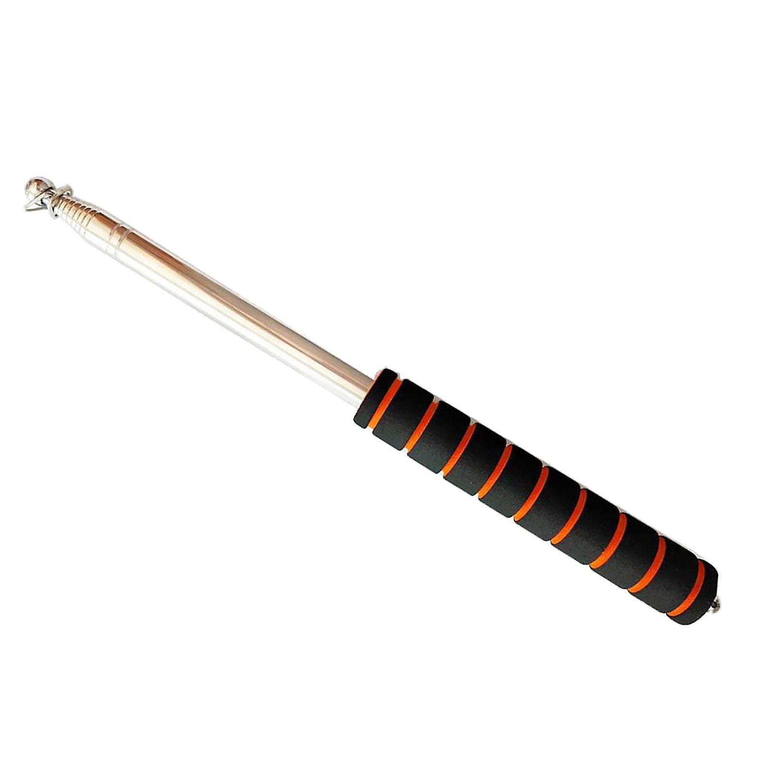 Guide Flag Pole Stainless Steel Teaching Pointer Tour Guides 2.5m Orange