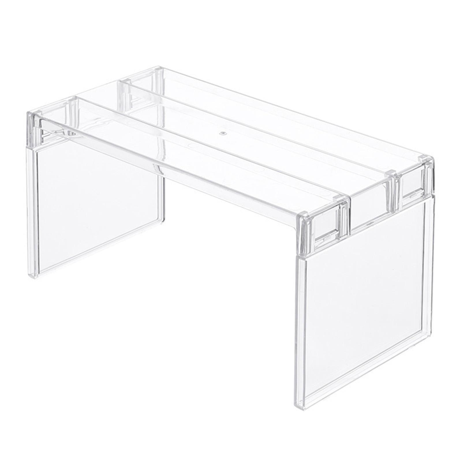 Transparent Assemble Fridge Shelf Divider Space Saving Rack Refrigerator Storage