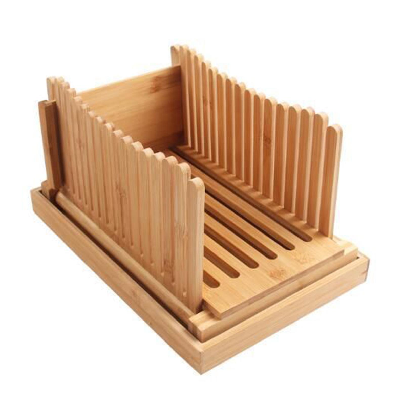 Collapsible Bread Slicers Tool Quick Mess-free Toasts Cutting Guide for Bakery Home