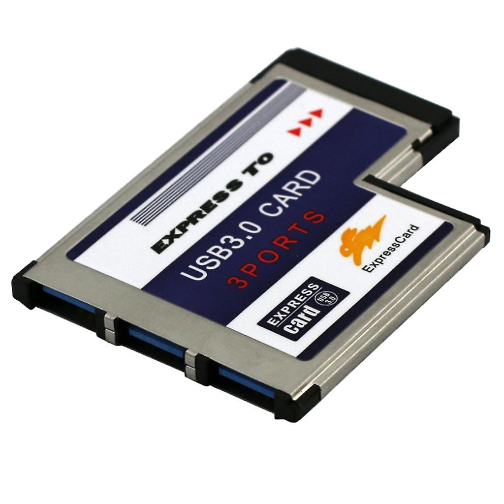 Laptop Notebook Superspeed Express To 3 Port USB 3.0 Adapter Expansion Card