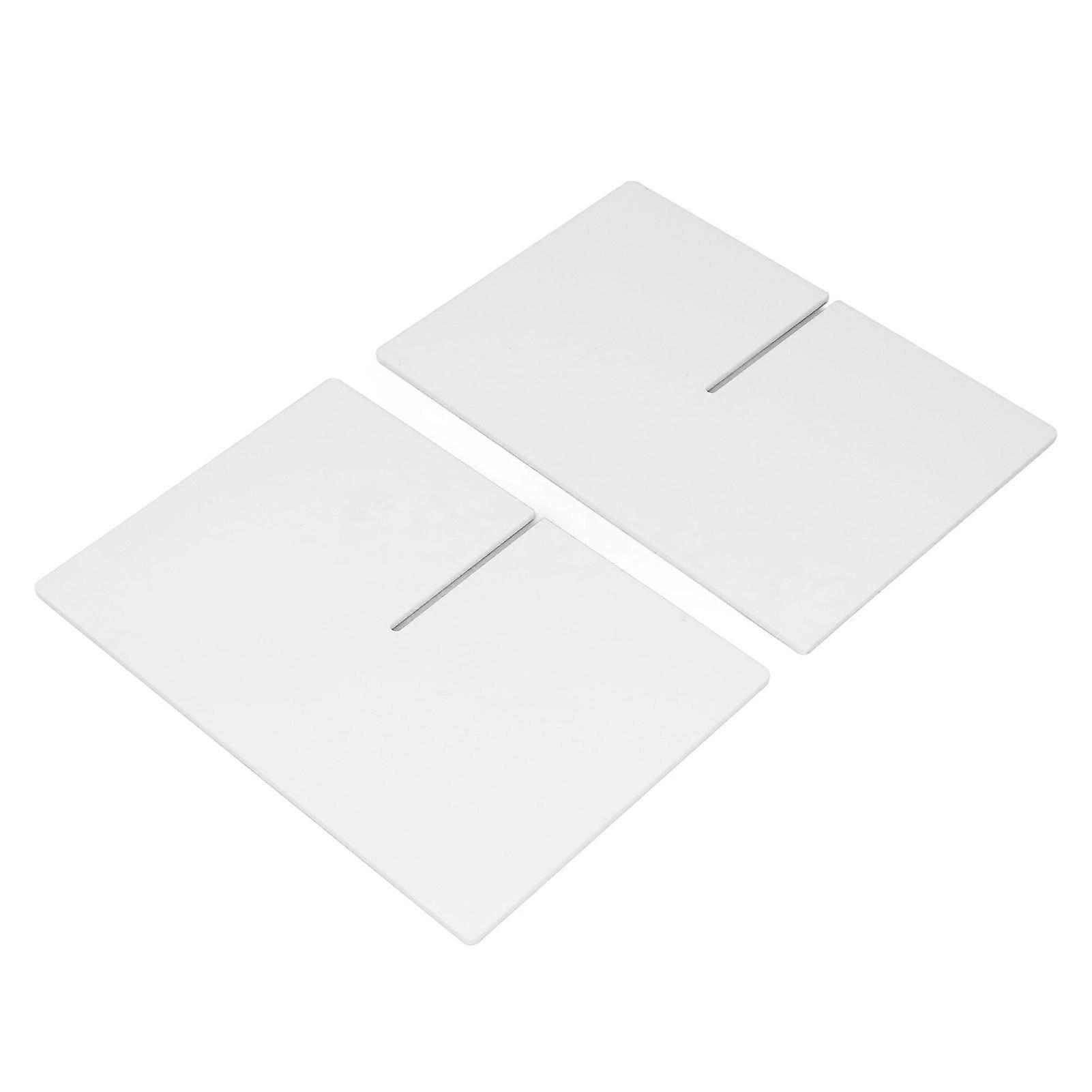 Open Book Display Stand Easy To Assemble Stable Support Acrylic Holder for Experimental Data Magazines Plates