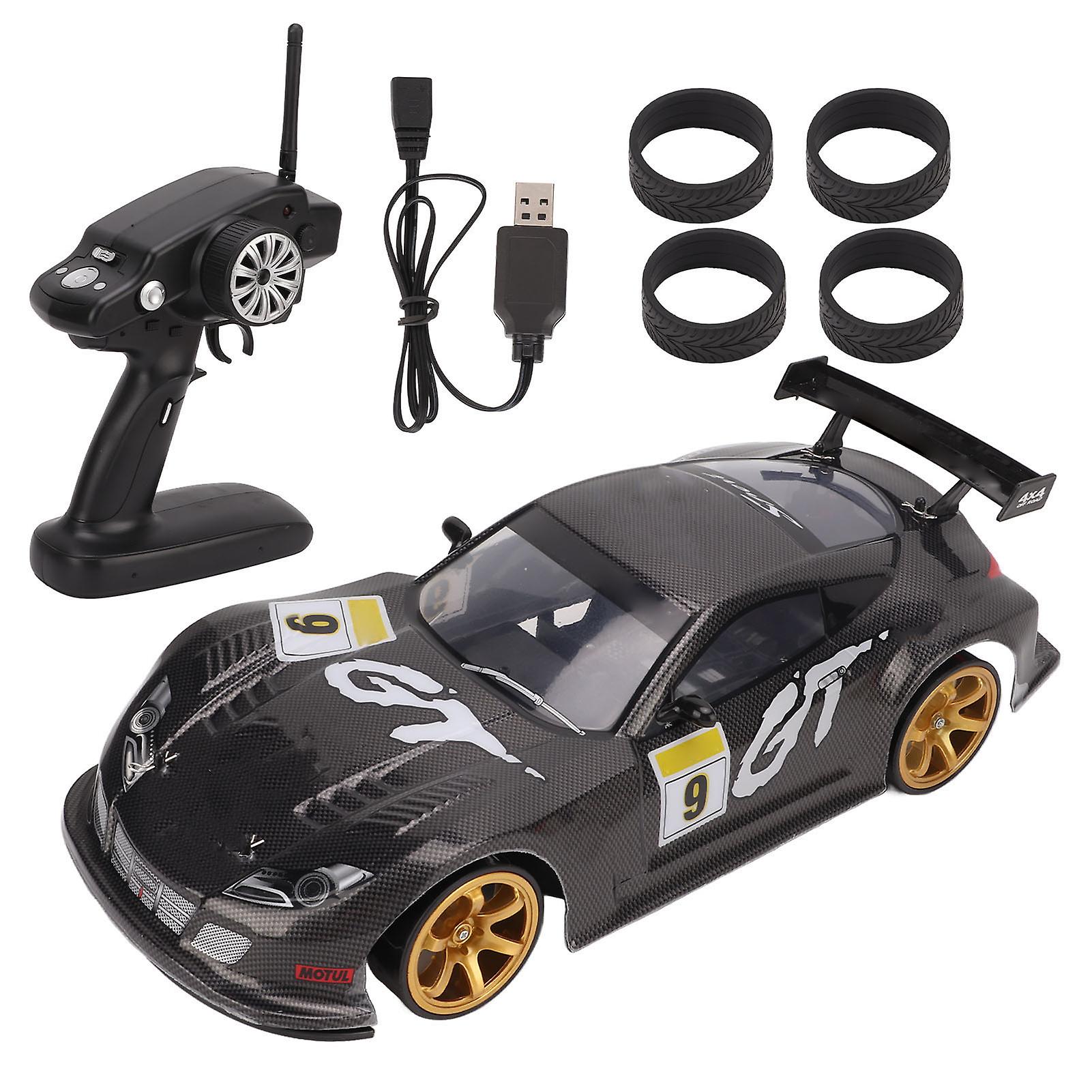 1/10 Scale 2.4G High-Speed RC Drift Car with Dual Batteries & Remote