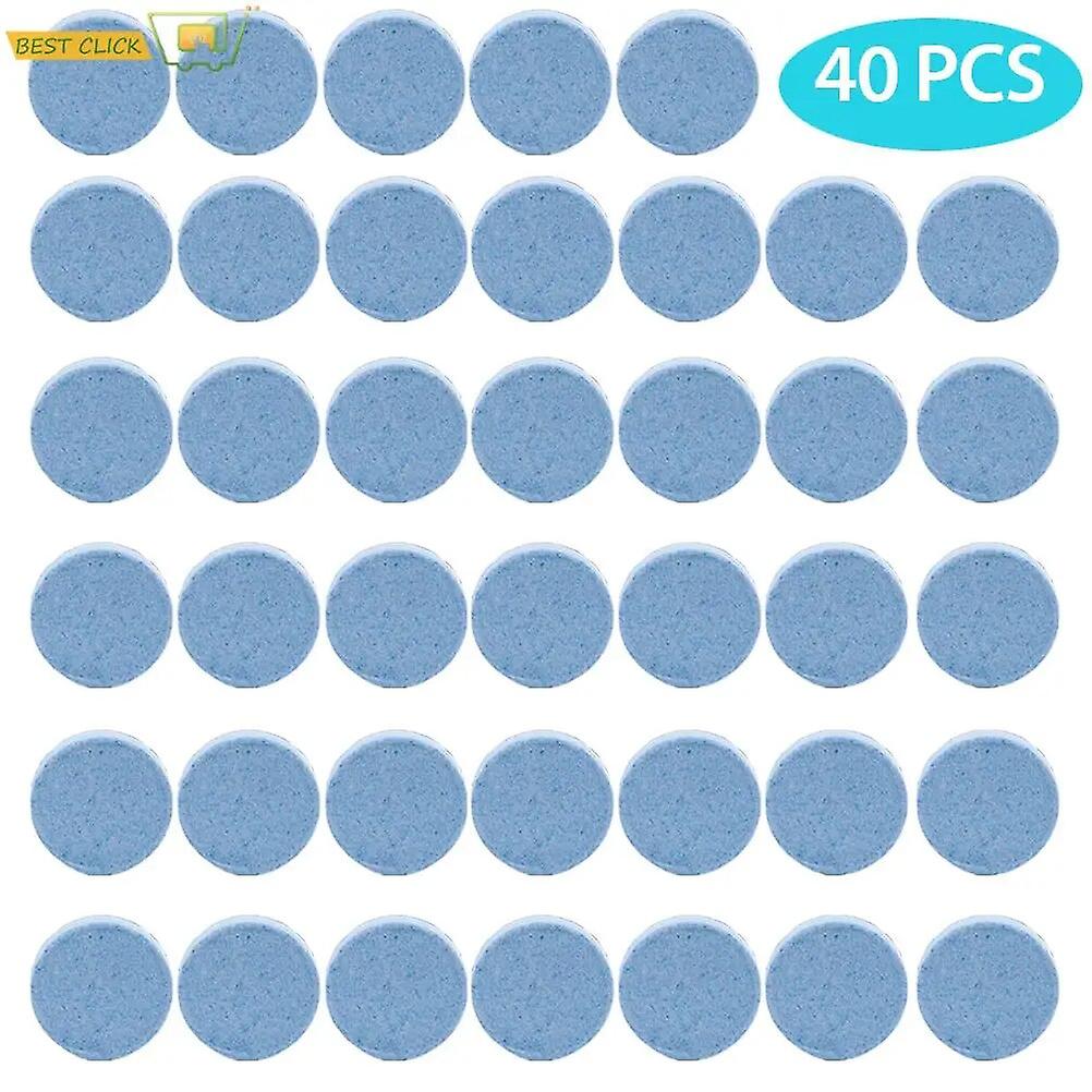 40pcs Car Car Windshield Glass Wiper Pad Auto Solid Cleaning Cleaner Compact Effervescent Tablets Windshield Auto Styling~12488