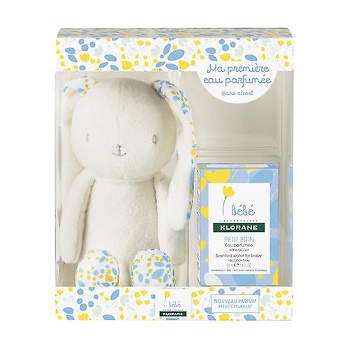 Baby white rabbit box + scented water 1 unit