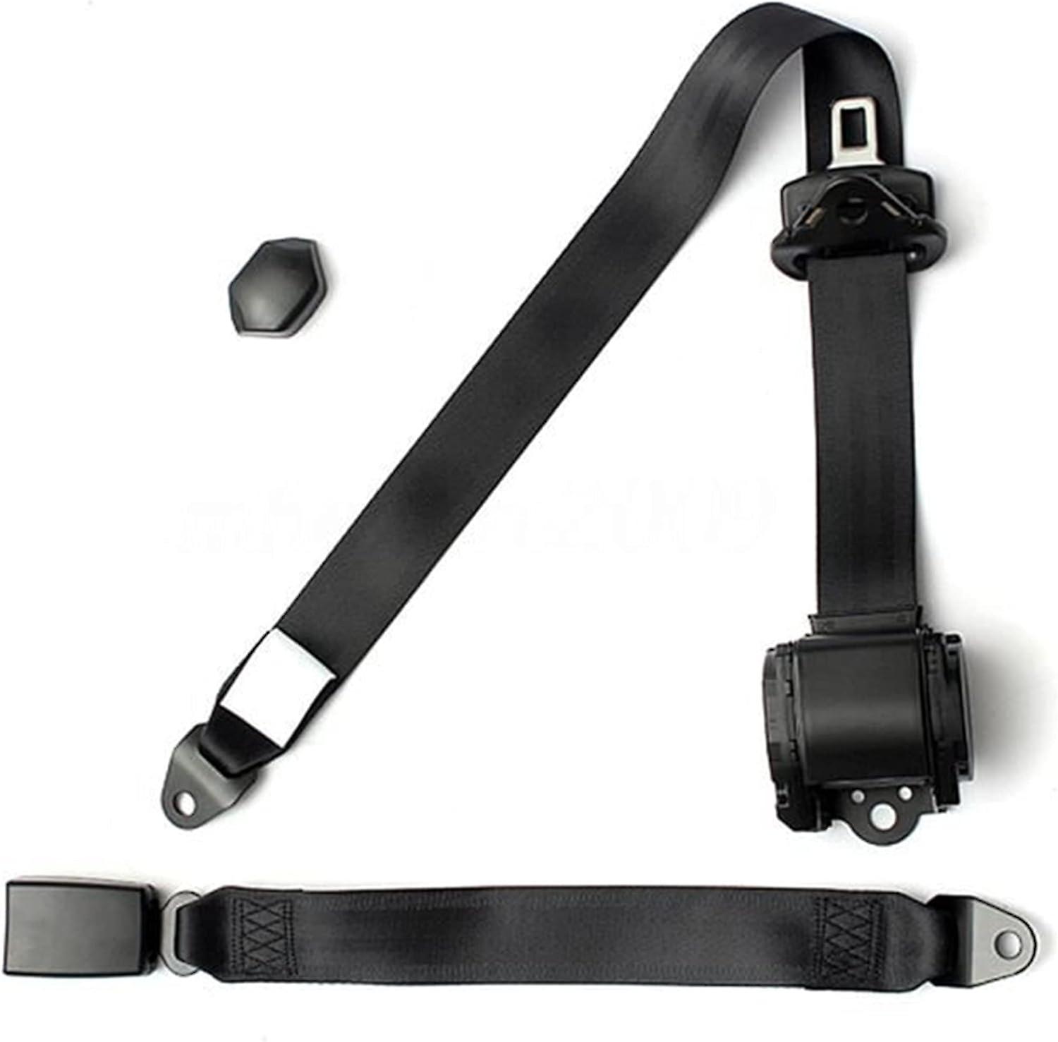 bilbälte, universellt trepunktsbälte, infällbar adjus