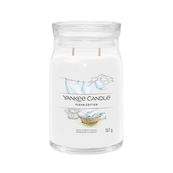 Yankee Candle - Clean Cotton Signature Candle ( bavlna ) - Vonná svíčka 567.0g