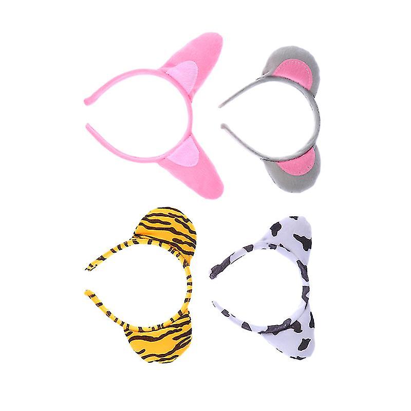 4pcs Zoo Animals Headband