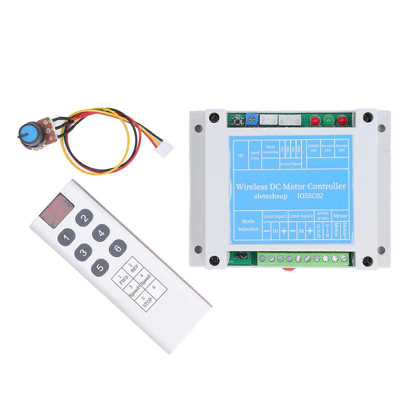 Dc Motor Speed Controller Brushed Motor Start Stop Acceleration Deceleration Governor With Remote Control Set Dc 830v
