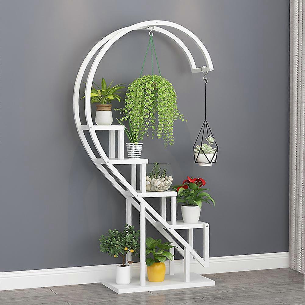 Garden Half Heart Shape Plant Shelf