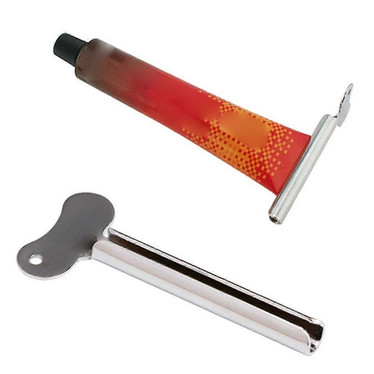 6 Pcs Stainless Steel Toothpaste Tube Squeezers Metal Key Toothpaste Squeezers for Cosmetic Tubes Squeezer