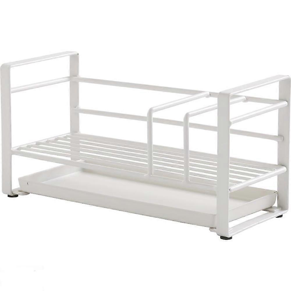 Iron Sponge Holder, Sponge Drainer with Removable Tray