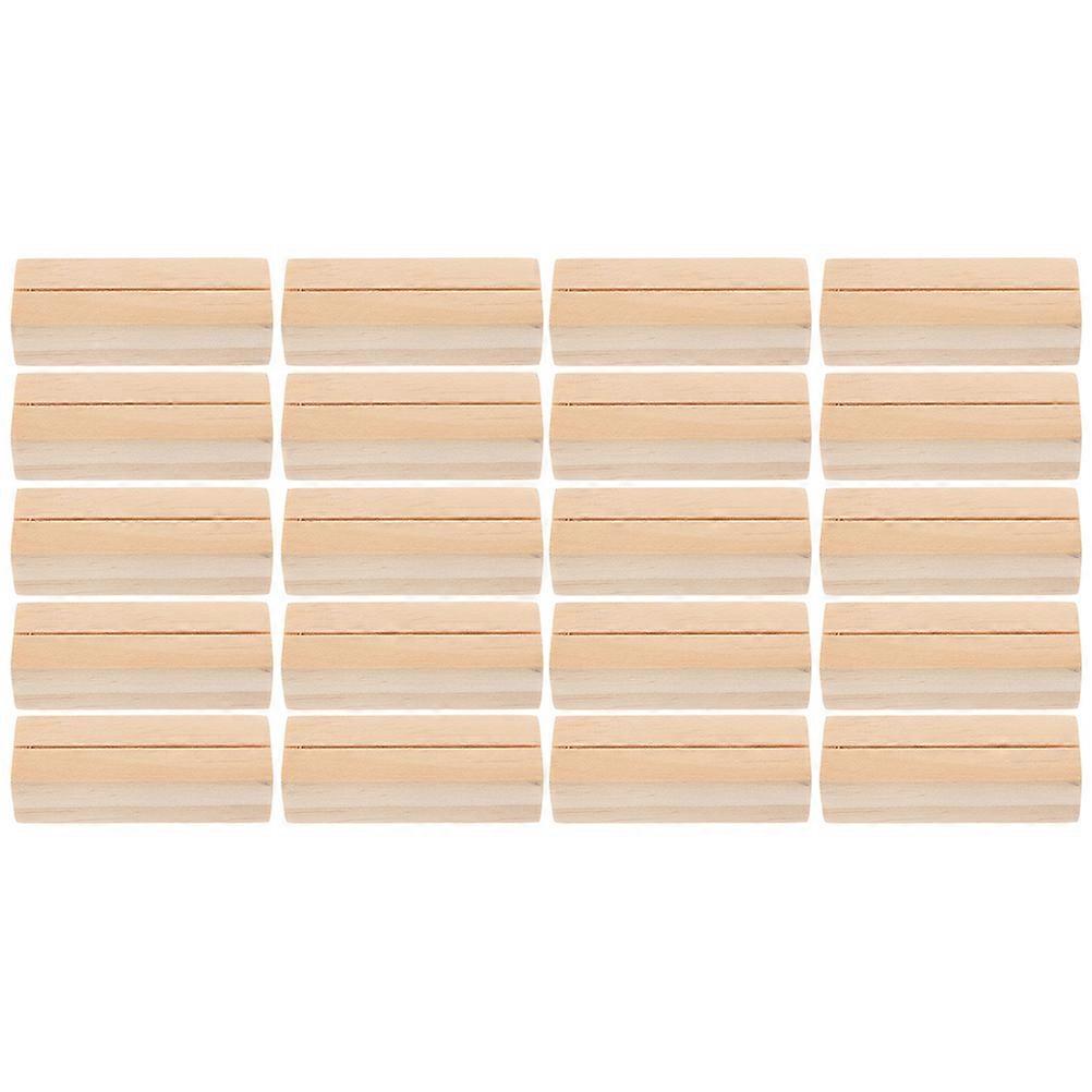 20Pcs Note Clip Holders Business Card Carriers Greeting Card Stands For Table Decor