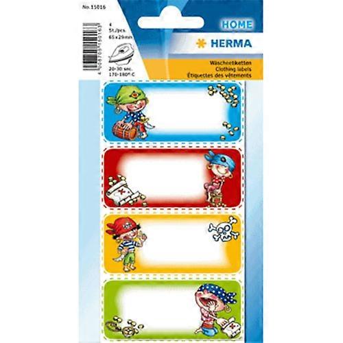 PIRATES Herma High Quality Iron-On Clothing Foil Labels 1 Sheet Only 65x29MM