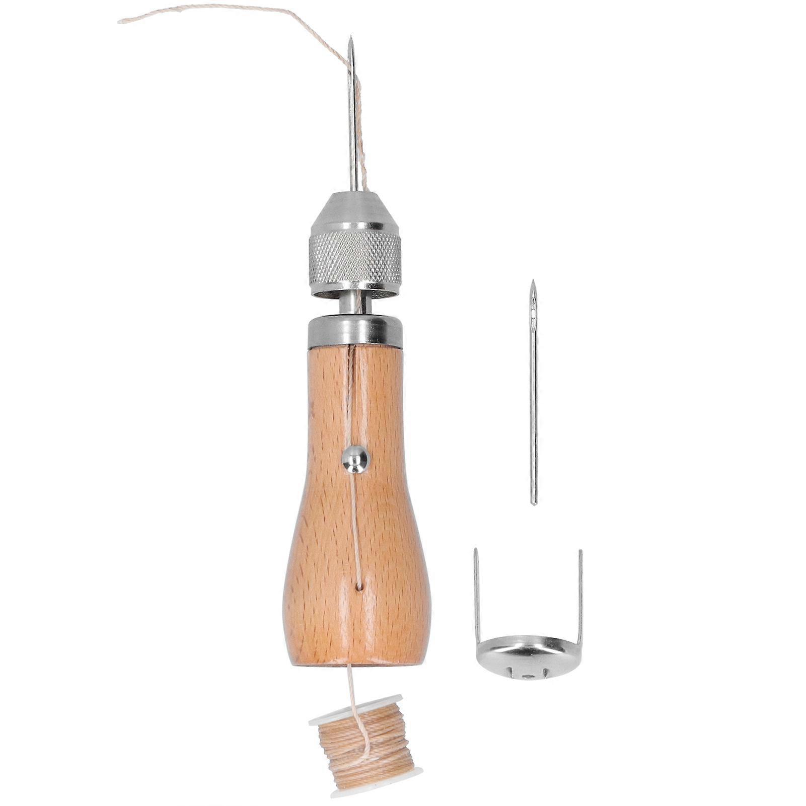 Nahkainen käsinompelu-naskali, ammattimainen ompeluneulasarja tee-se-itse-nahkakäsityölaukkuihin, kangaskasseihin