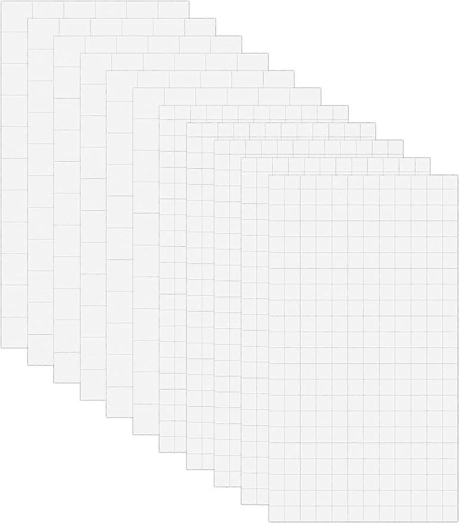 10Sheets 3300pcs Square Dual-Adhesive 3D Pop Foam Dots 0.24inch 0.47inch Adhesive Foam Square Mounts