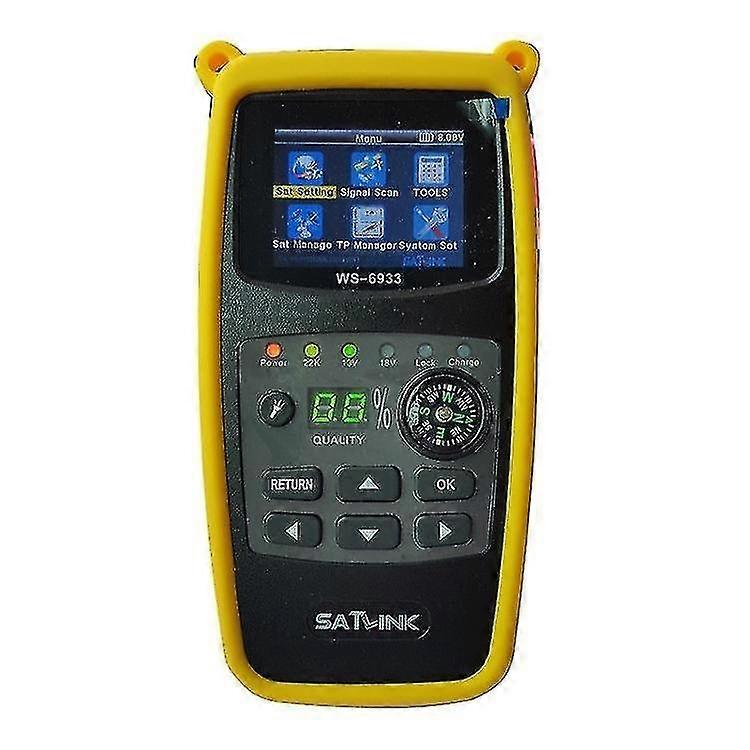 Détecteur de satellite Mètre Support DVB S / S2 LNB TFT LCD 800mAh avec lampe de poche LED