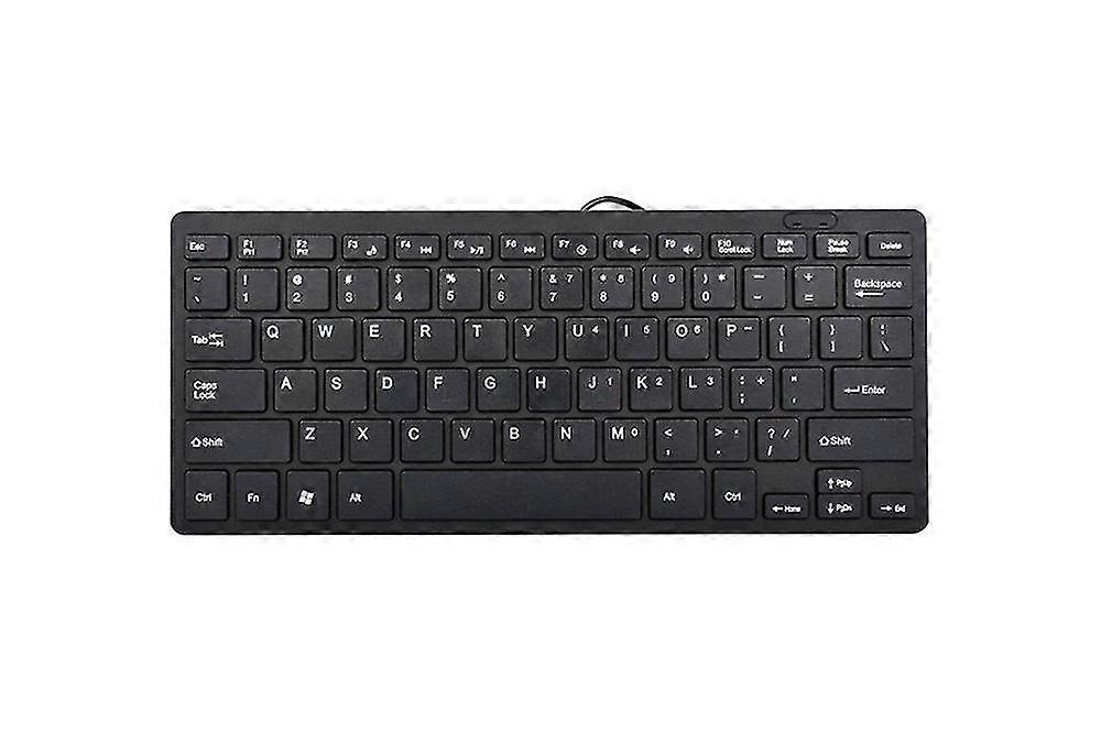 super slim usb 2.0 mini multimedia wired keyboard 78 keys for notebook pc