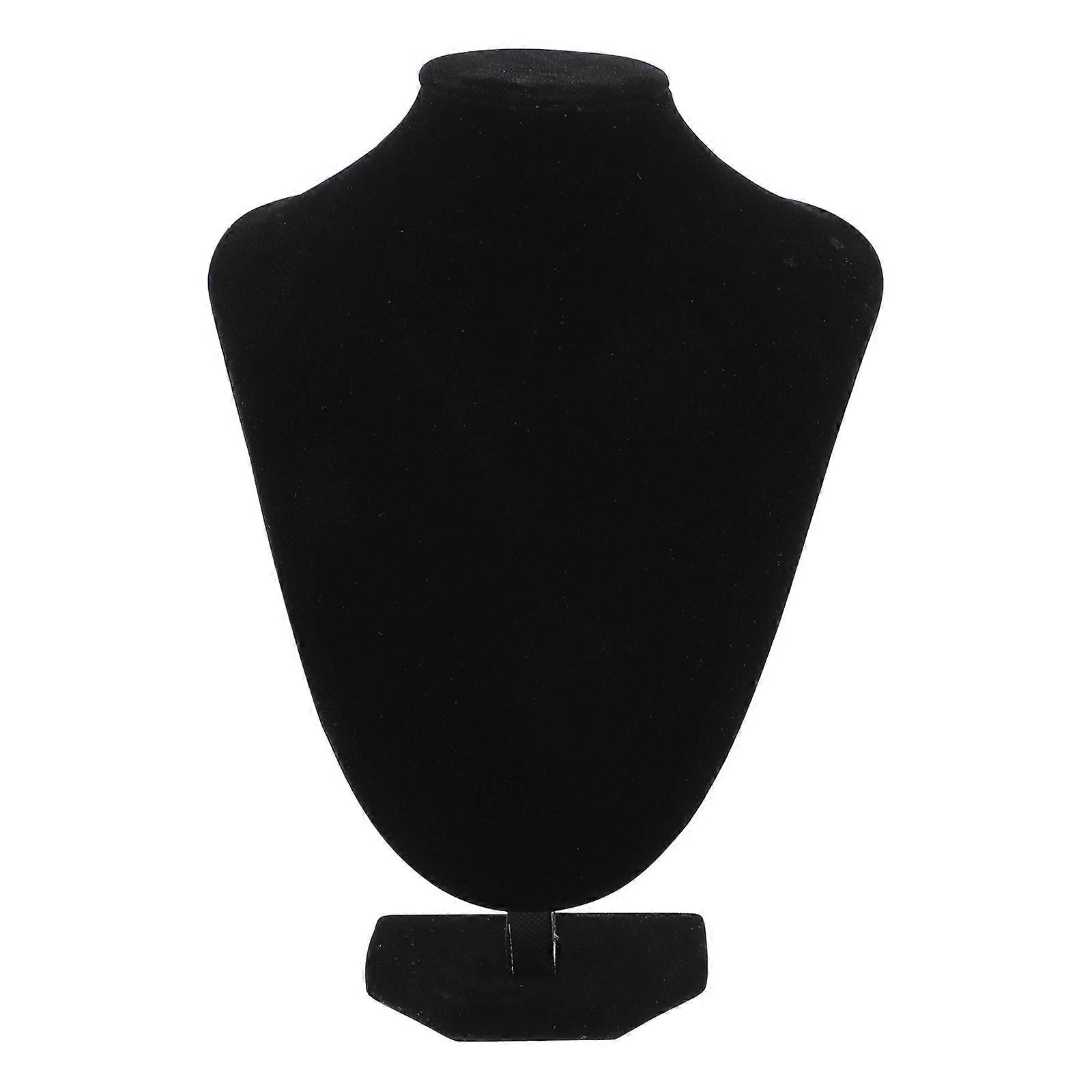 1Pc ジュエリーバストスタンドネックレスディスプレイスタンド実用的なジュエリーディスプレイラック