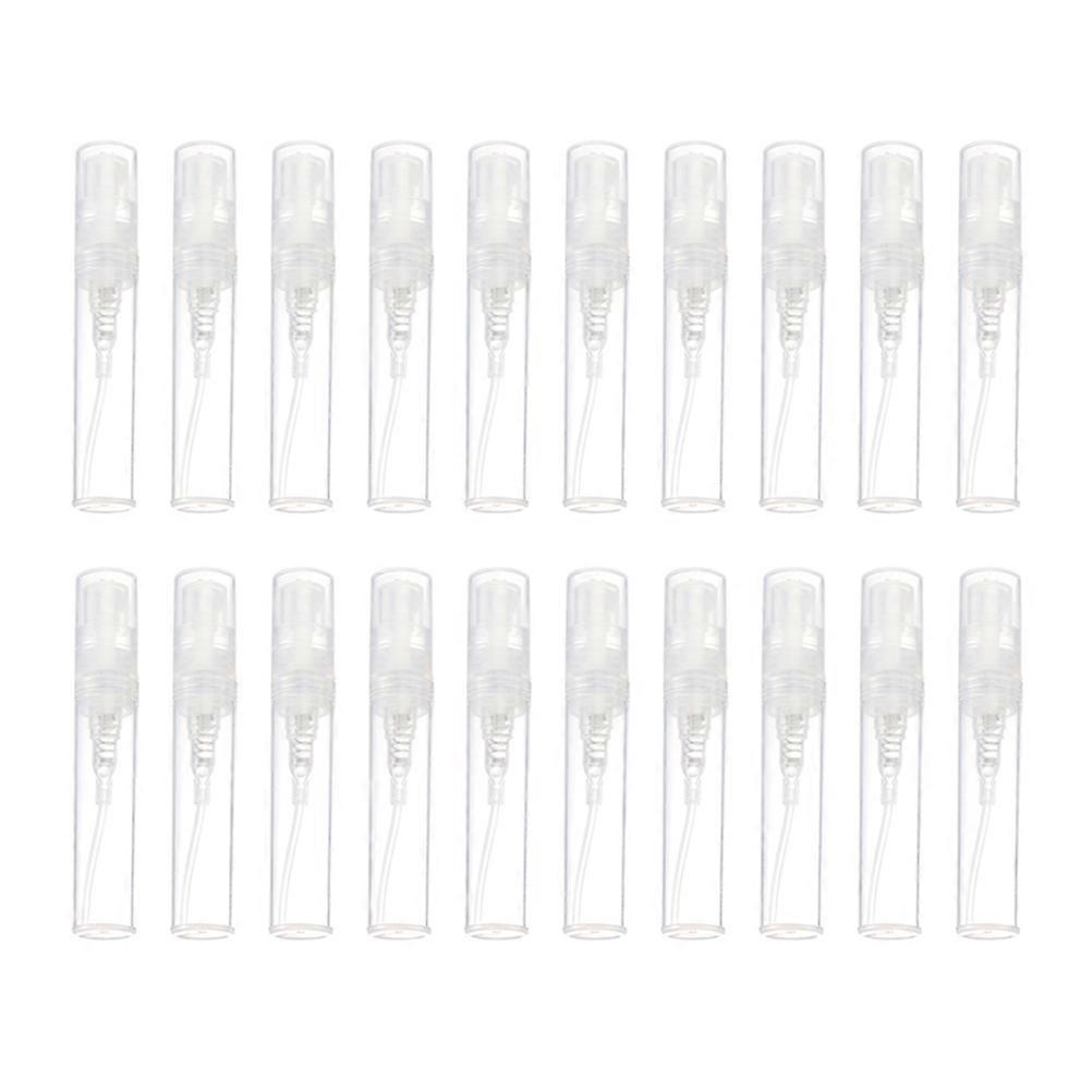 20st parfymförvaringsflaskor resor eteriska oljeflaskor för kvinnor (vit)