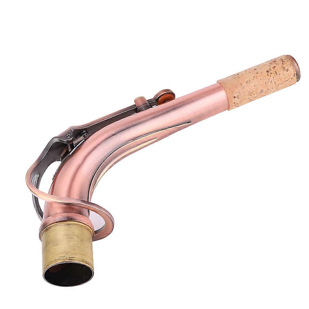 Altsaksofon bøyehals Antikk Rød Messing Musikkinstrument Tilbehør