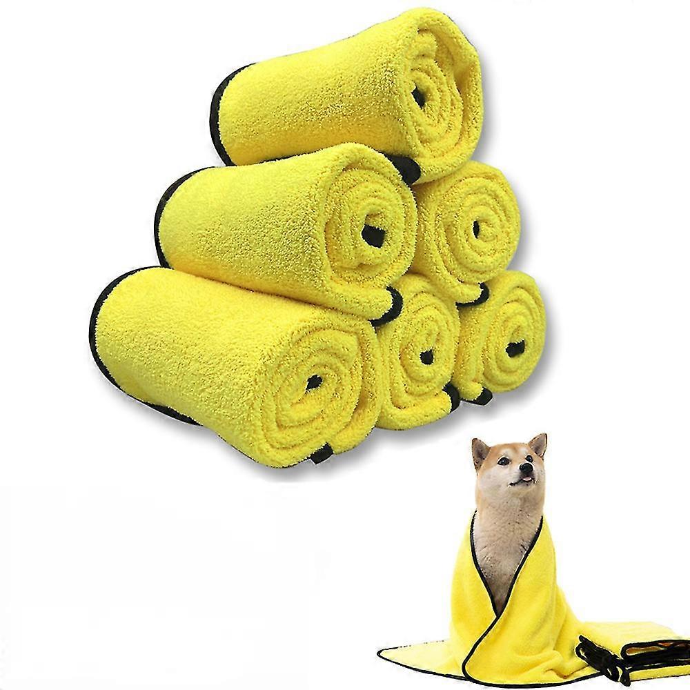 3/5pcs Quick Dry Pet Dog Cat Towel Soft Fiber Towel Absorbent Bath Towel Pet Supplies