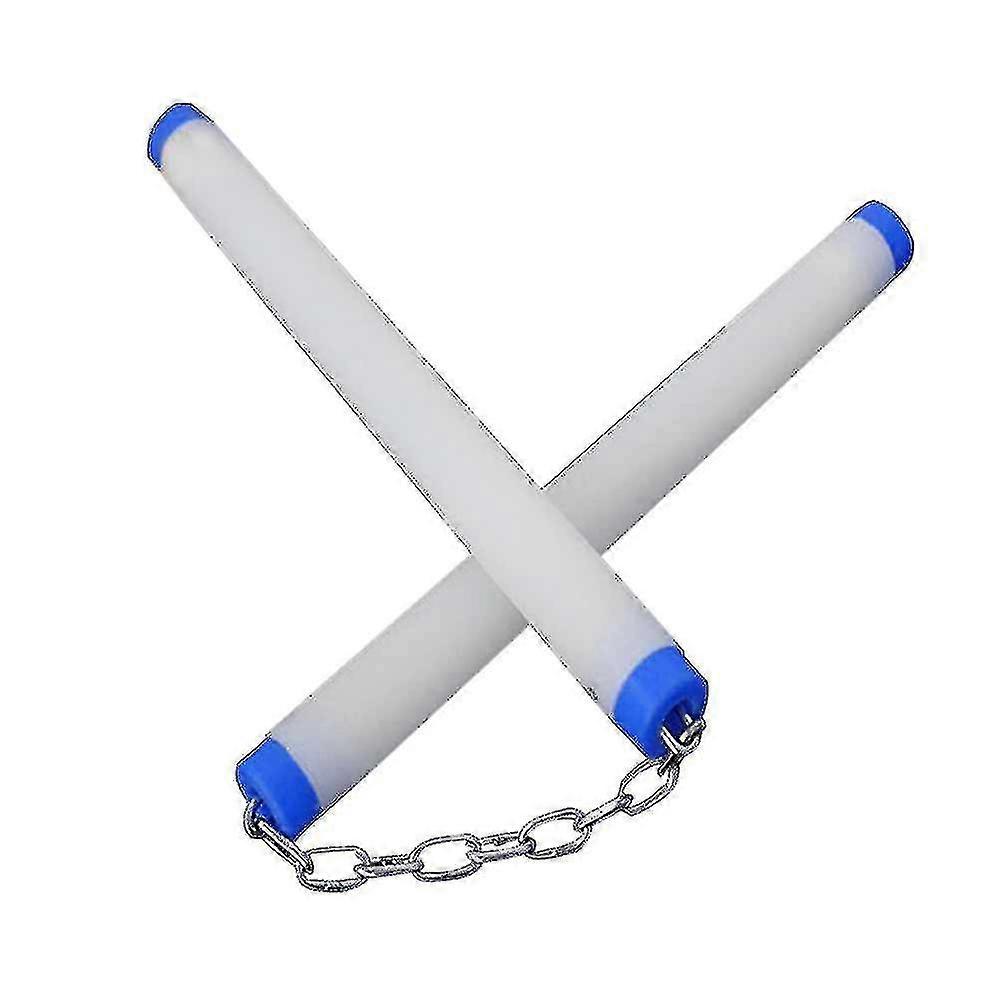 LED Light-Up Nunchaku Sticks - Glowing Fluorescent Performance Kung Fu Training Equipment_JC