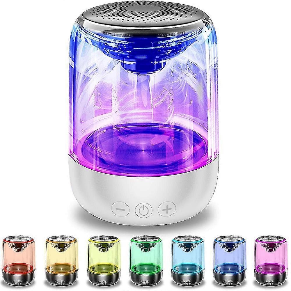 مكبر صوت محمول بتقنية البلوتوث ، مكبرات صوت ستيريو لاسلكية حقيقية ، صوت ستيريو واضح تماما ، صوت جهير غني ، نطاق لاسلكي ، ميكروفون ، عرض إضاءة LED ، بطاقة TF