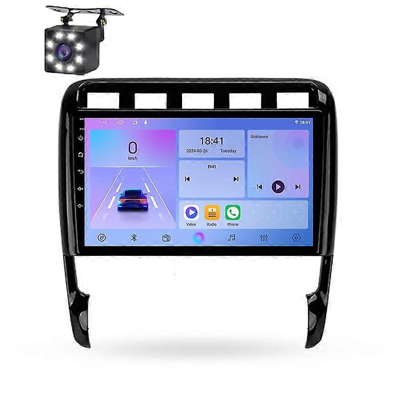 Automultimedia Porsche Cayenne I 1 9PA 2002-2010 radiosoitin Carplay navigointi auto