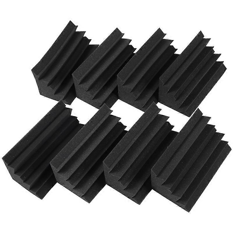 New 8 Pack of 46 in X 46 in X 95 in Black Soundproofing Insulation Bass Trap Acoustic Wall Foam Padding Studio Foam Tiles (8P