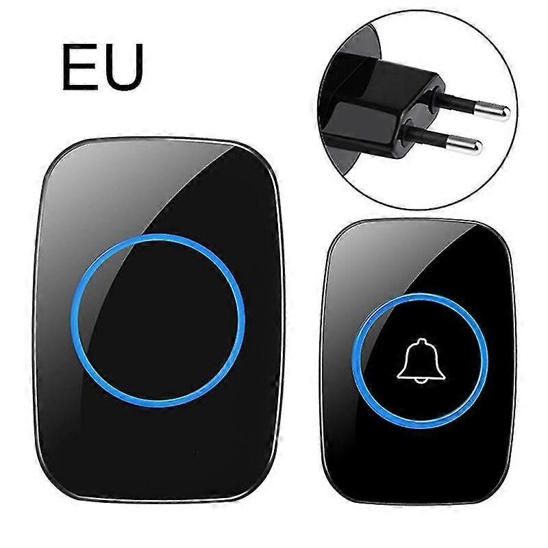 A10 Waterproof Wireless Doorbell 300m Remote Chime Plug-in Button Ring Alarm