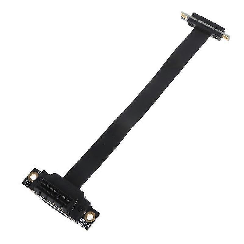 15cm/5.9inch Pci E 1x To 1gen 90 Degree Extender 36pin 1x Extension Cable Line