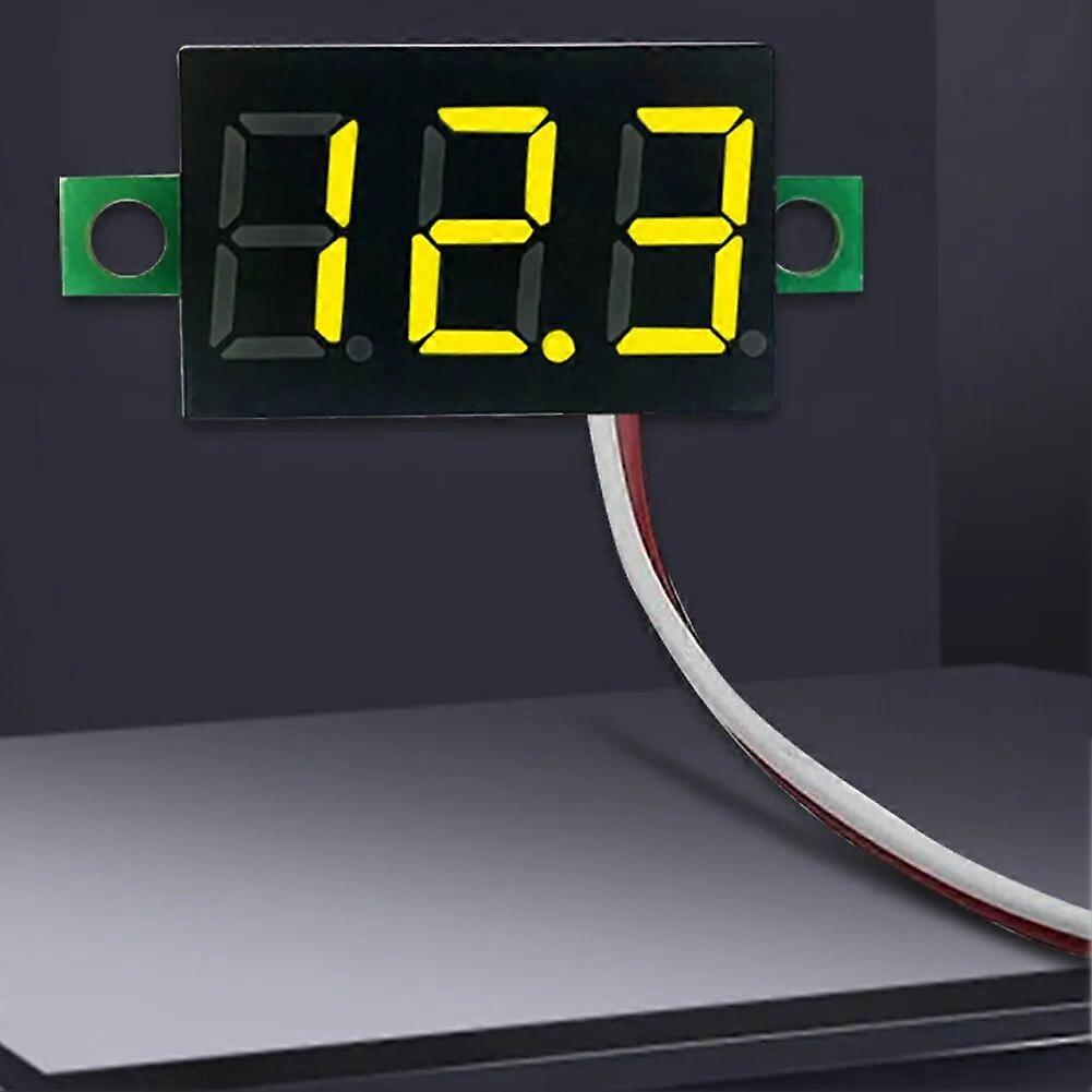 2 Wires Mini Digital Voltmeter LED Display 028 Inch DC Voltage Display DC 25V-40V DC Volt Meter Accurate Pressure Measurement