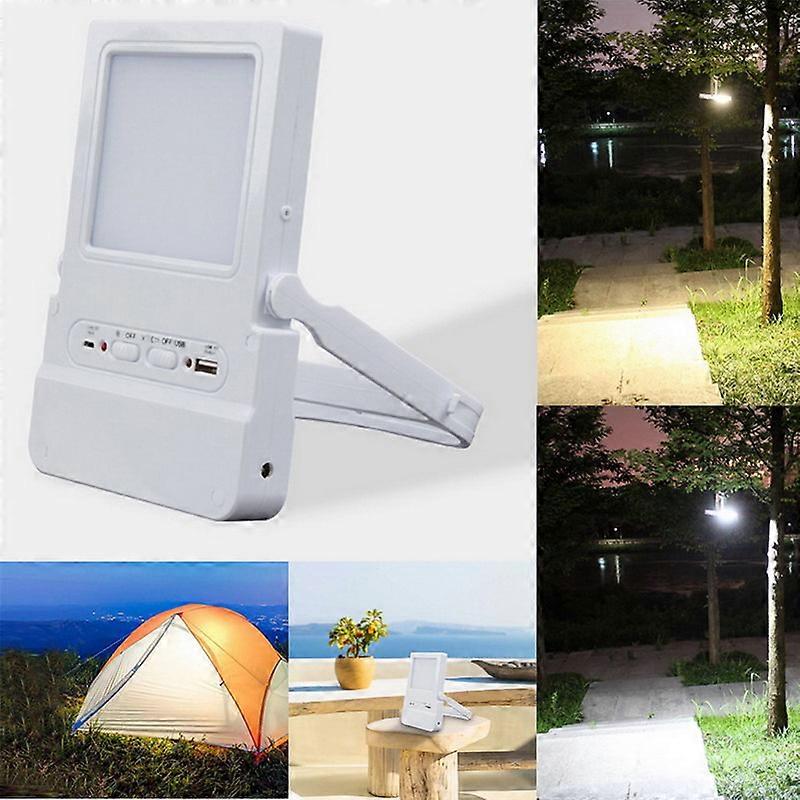LED Solar Light USB Charging Multi-function One-button Switch Tent Light Camping Home Emergency
