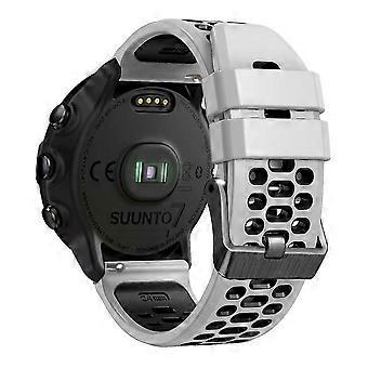 Ny 24mm silikon klokke stropp band for Suunto 7 9 D5 Spartan Sport håndleddet Hr Baro Smart Watch Band erstatning håndleddet stropp