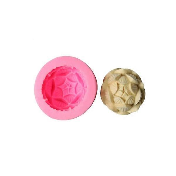 zk-1pc Lotus Shaped Silicone Mold Pink