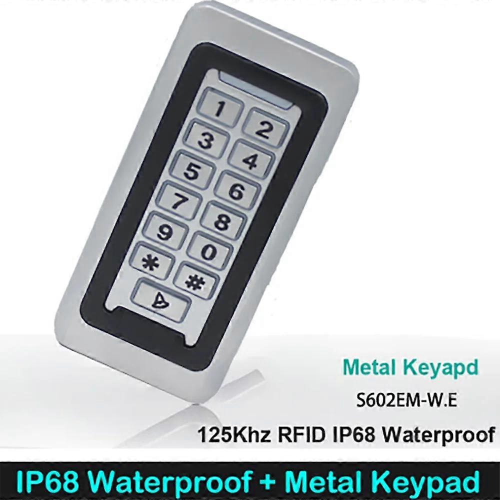 IP68 Waterproof Backlight 125Khz IP68 Waterproof Standalone Access Control Reader Keypad 2000 Users door opener