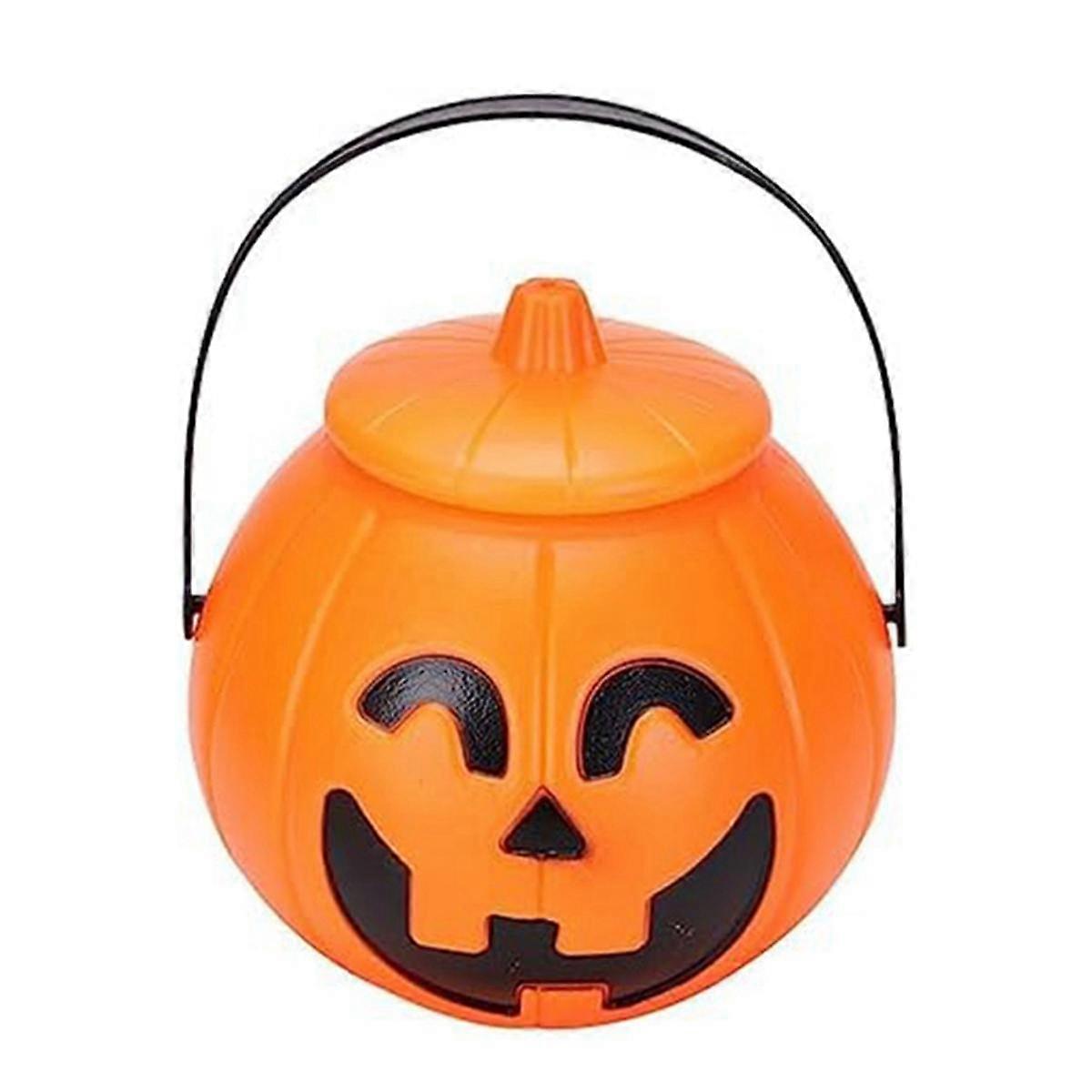 Pumpkin Candy Bucket,Halloween Pumpkin Bucket, Pumpkin Bucket Jack Lantern Candy Basket Halloween P
