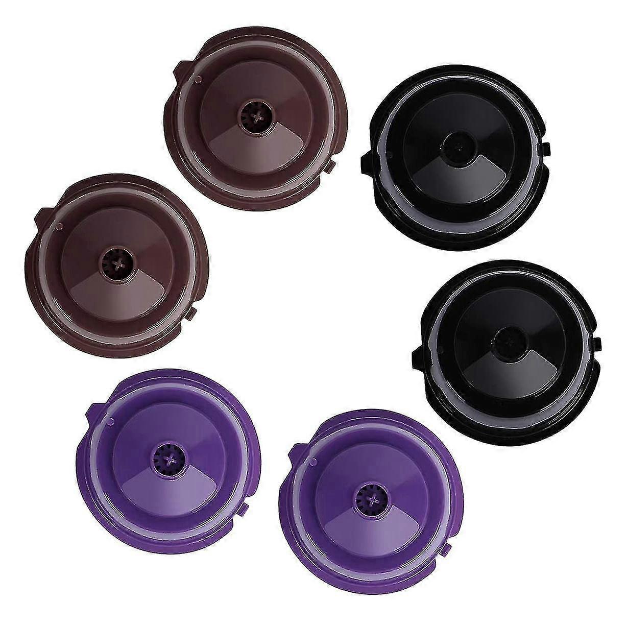 6pcs Coffee Filter For Dolce Gusto Refillable Coffee Capsules Shell